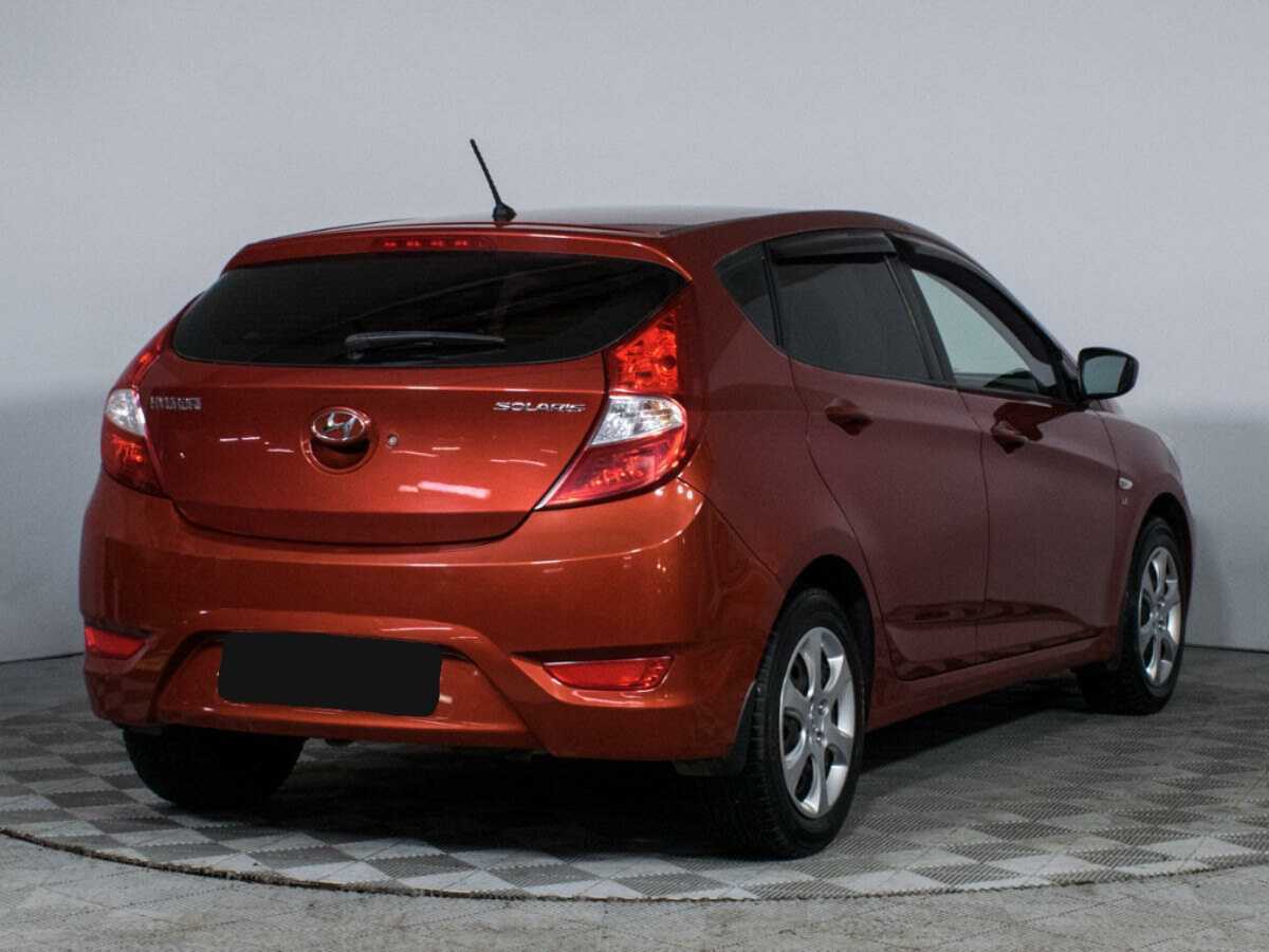 Hyundai Solaris б/у, 2012, Механическая. Фото: #4